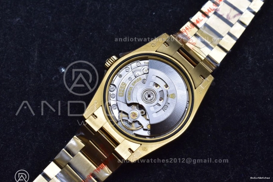 Edition Diamond vr3255 President (Gain with Square DayDate V5 36 Best Steel 695 Weight) on Bracelet QF Gold YG 904L ZipUp Dial 0327